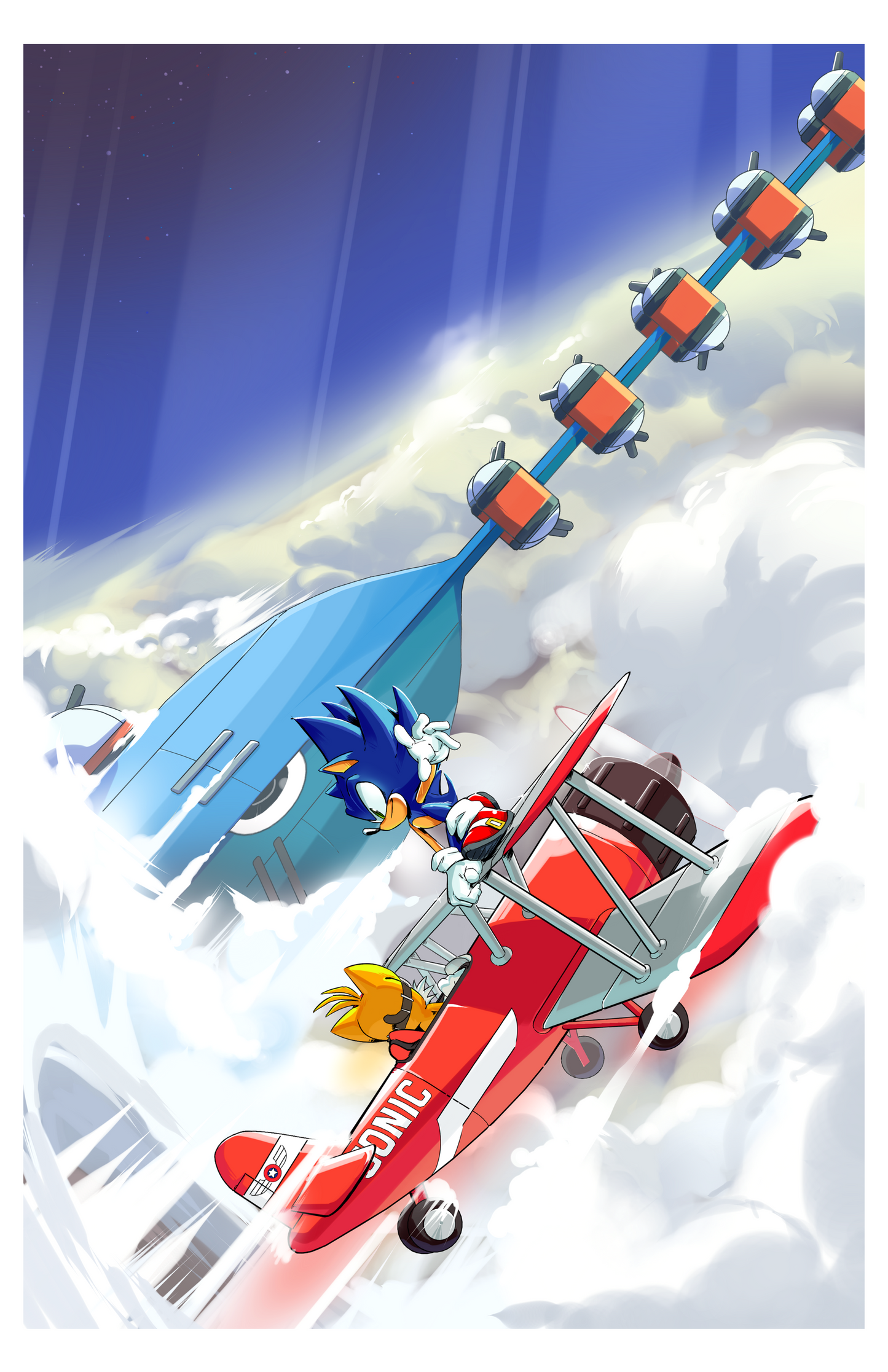 Sonic Sky Print